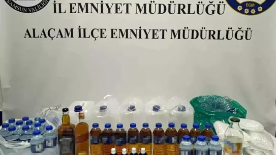 Samsun'da Sahte İçki Operasyonu