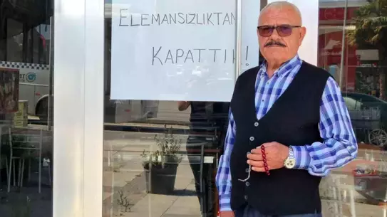 Köfteci Halil Sayı Personel Bulamadığı İçin Dükkanını Kapatmak Zorunda Kaldı