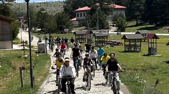 Refahiye'de Bisiklet Turuyla Sağlıklı Yaşam