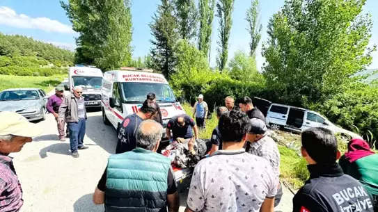 Bucak'ta Kaza: İki Yaralı!