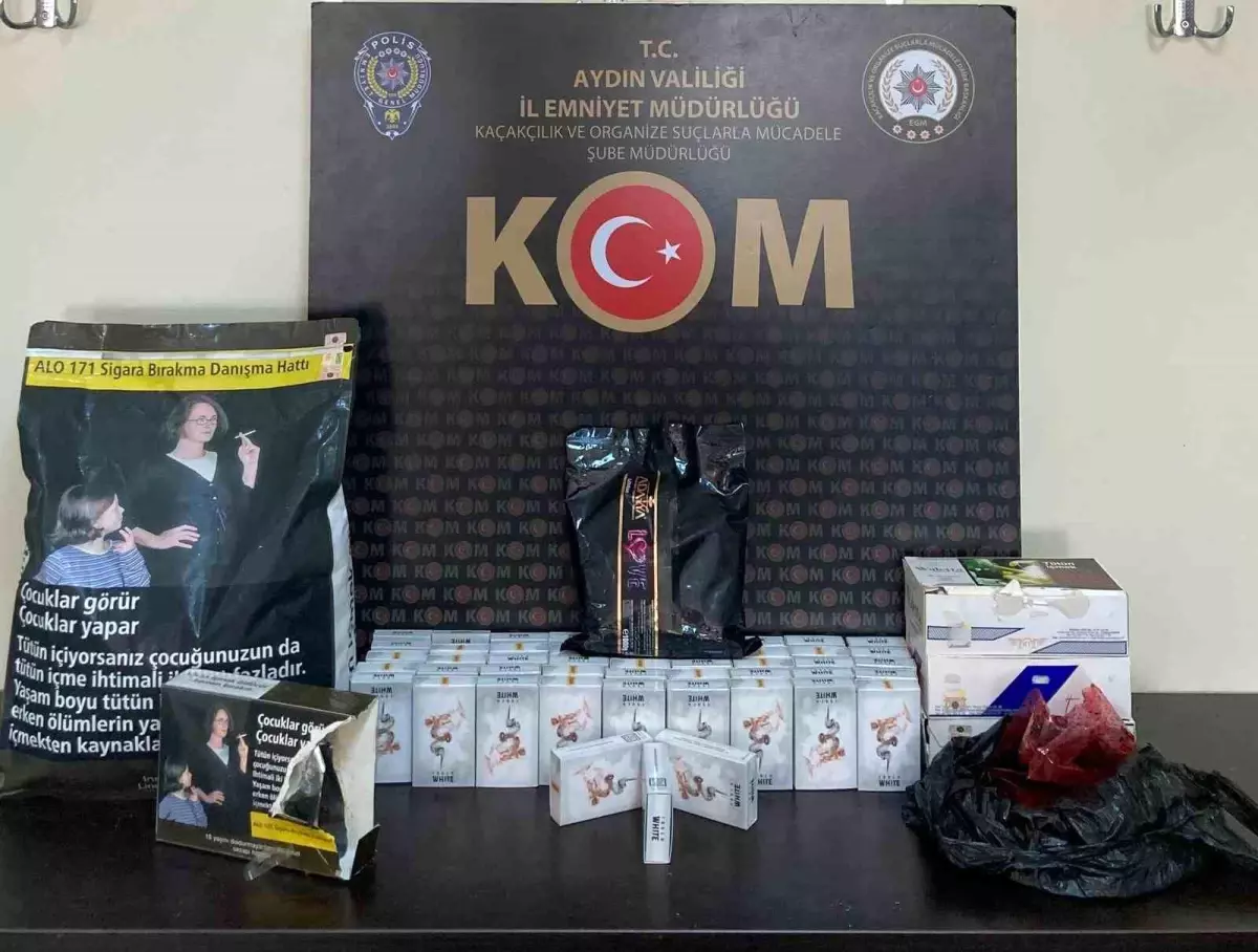 Aydın'da Tütün Kaçakçılığı Operasyonu