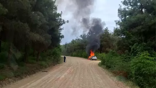 Tokat'ta Araç Yangını: Otomobil Kullanılamaz Hale Geldi
