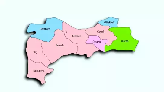 Erzincan'da 2 vali yardımcısı, 4 kaymakam değişti