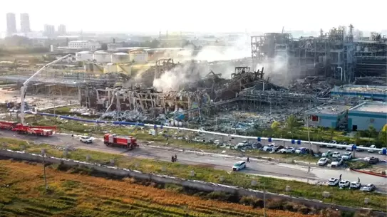 Shandong'da Kimya Tesisi Patlaması