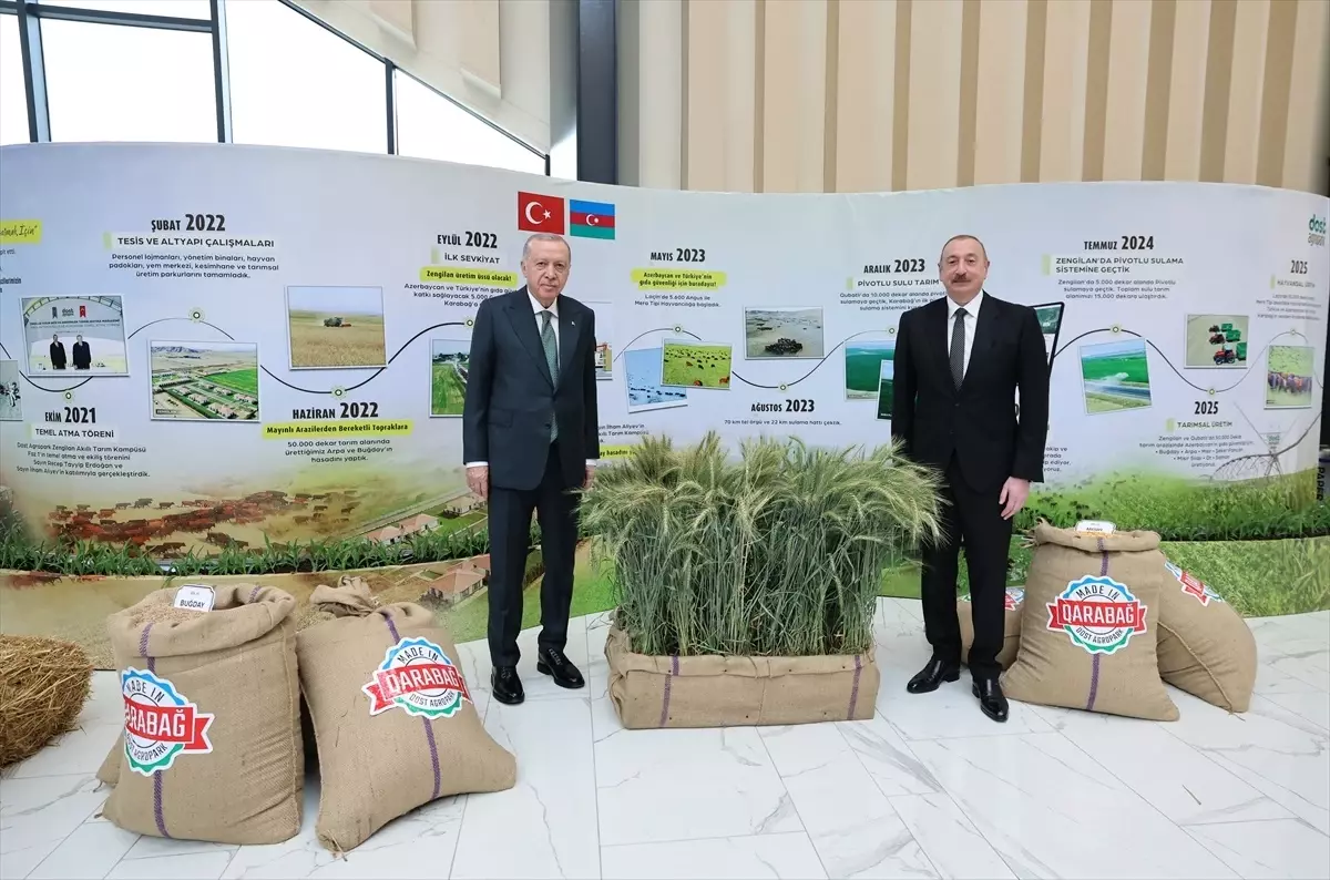 Cumhurbaşkanı Erdoğan ve Aliyev, Laçın Uluslararası Havalimanı'nın açılışını yaptı