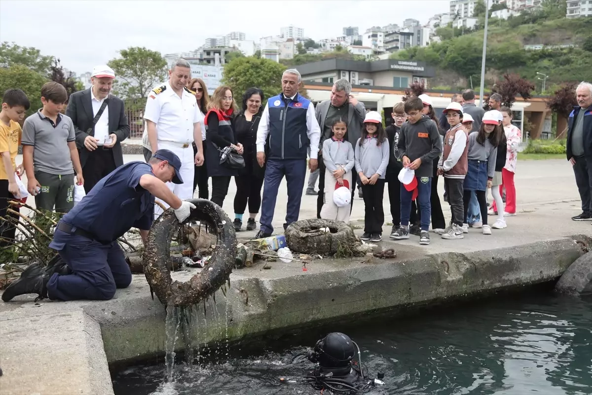 Samsun'da Deniz Dip Temizliği