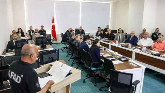 Çanakkale'de Afet Risk Azaltma Toplantısı Yapıldı