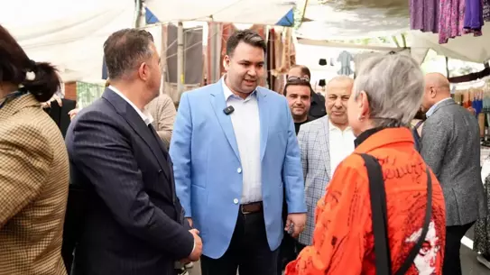 Rasim Şişman Pazar Ziyareti Yaptı
