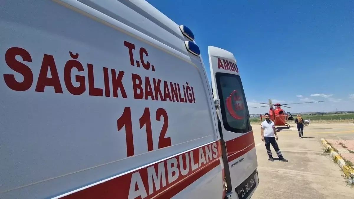 Diyarbakır'da Çiftin Ateş Kazası
