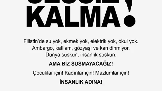 Gazetecilerden Filistin İçin Canlı Yayın Nöbeti