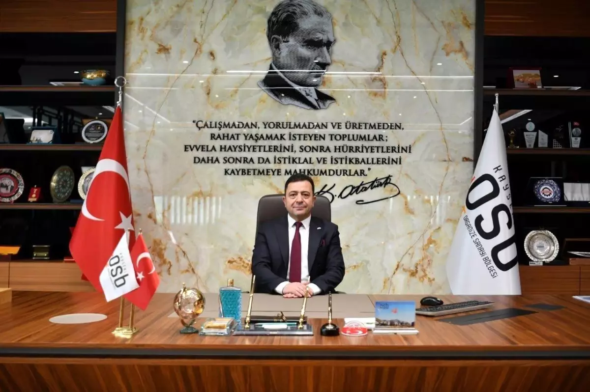 Kayseri OSB Başkanı'ndan Ekonomi Açıklaması