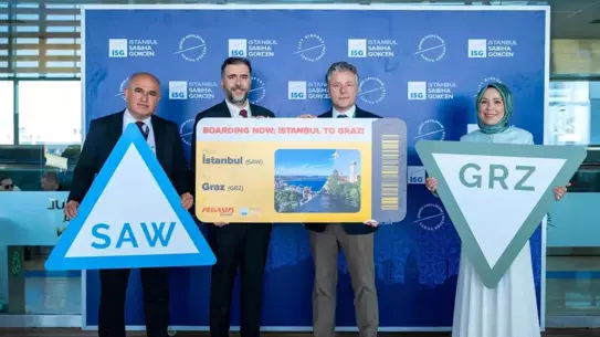 İstanbul'dan Graz'a Direkt Uçuşlar Başladı