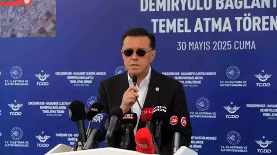 Eskişehir'de Lojistik Projesinin Temel Atma Töreni: CHP'li Belediyelere Eleştiri