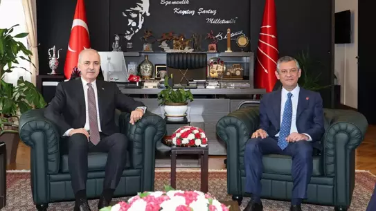 TBMM Başkanı Kurtulmuş, Özel'i ziyaret etti