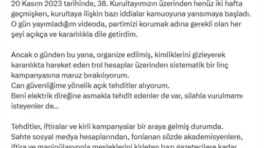 Kılıçdaroğlu'ndan Kurultay Açıklaması