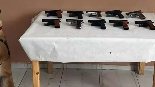 Erzurum'da Kaçak Silah Operasyonu