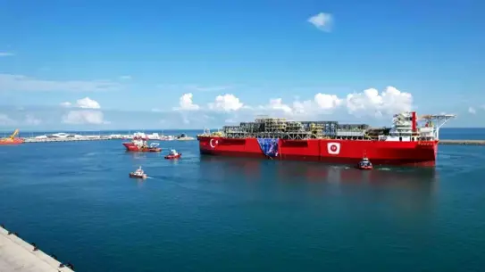 Osman Gazi Platformu Filyos Limanı'na Girdi