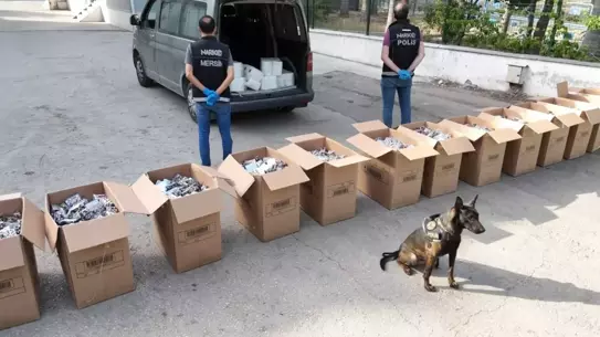 Mersin'de Dronla Uyuşturucu Operasyonu
