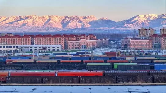 Horgos Limanı'ndan 4000. Yük Treni Seferi