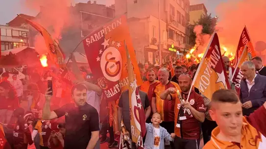 Hayrabolu'da Galatasaray Şampiyonluğu Coşkusu