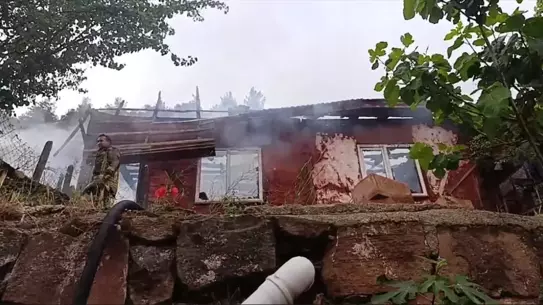 Nallıhan'da Yangın, İki Evde Hasar