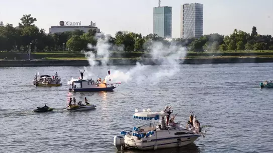 Belgrad'da 20. Tekne Karnavalı Düzenlendi
