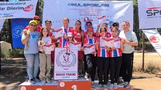 Durasıllı Mimar Sinan Ortaokulu Bocce'de Tarih Yazdı
