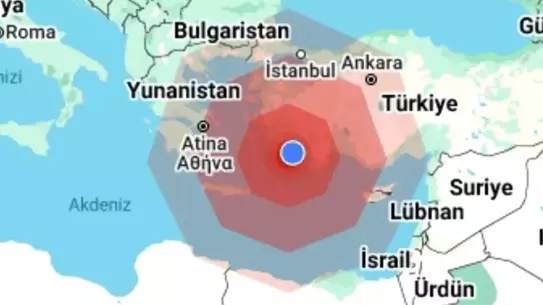 Marmaris'te 5.8 Şiddetinde Deprem