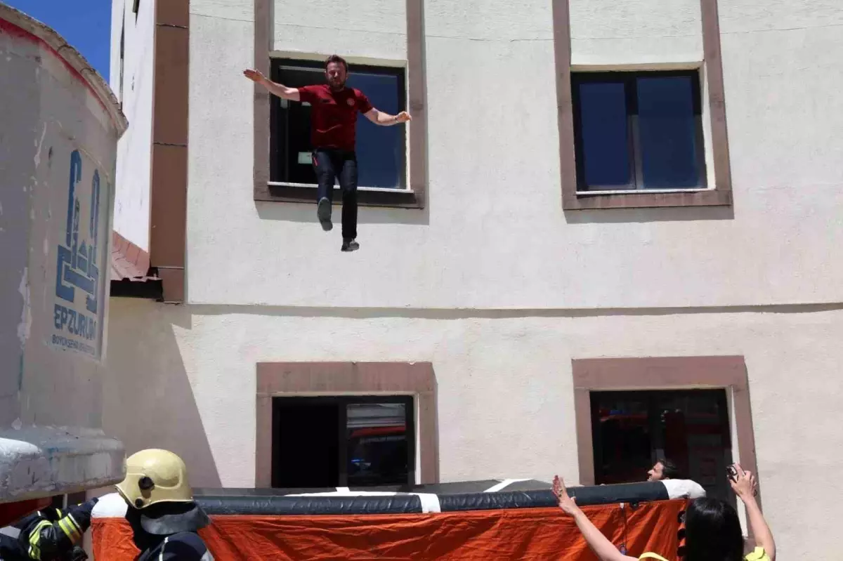 Erzurum'da Yangın Önleme ve Koruma Eğitimi Verildi