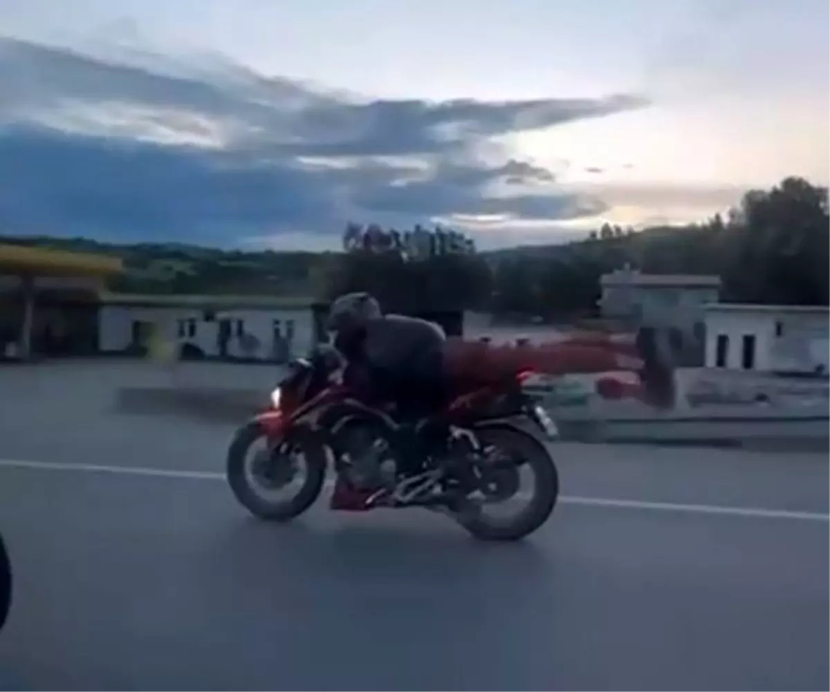 Tokat'ta Tehlikeli Motosiklet Yolculuğu