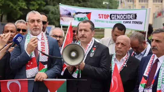 Bakan Işıkhan, Cenevre'de Filistin İçin Eyleme Katıldı