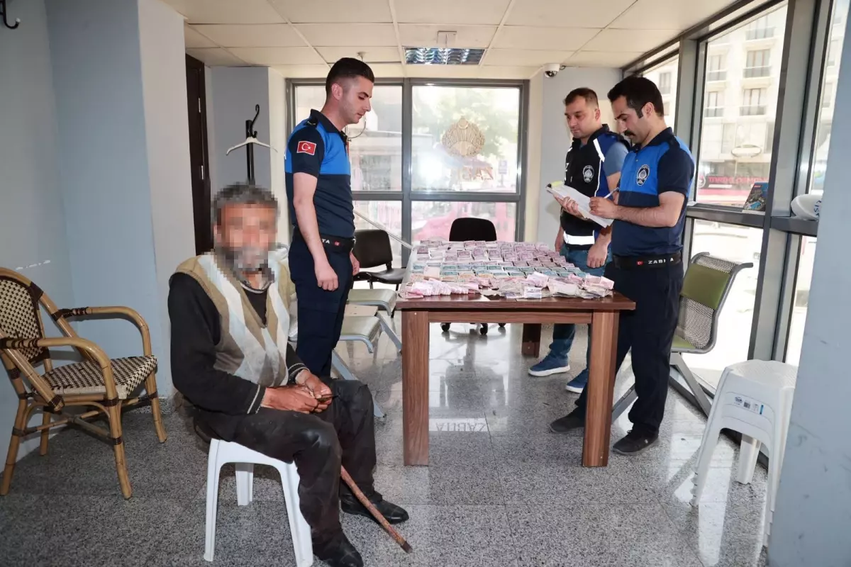 Dilenci Yakalandı, 20 Bin TL Ele Geçirildi