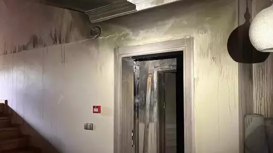 Babaeski'de Ev Yangını