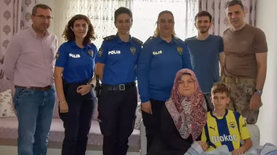 Kayseri İl Emniyet Müdürü Atanur Aydın, şehit ailesini ziyaret etti