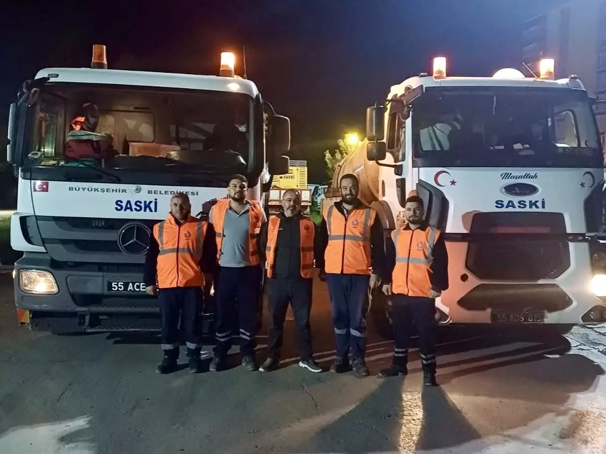 Samsun'dan Trabzon'a Destek Gönderildi