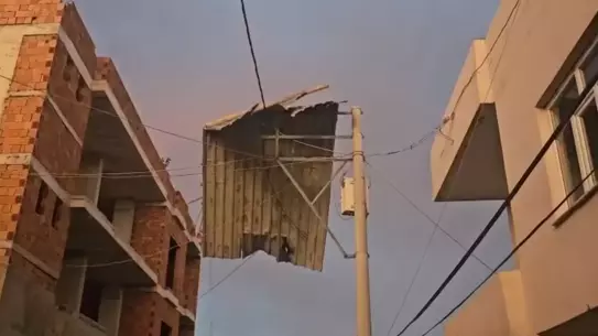 Kızıltepe'de Şiddetli Fırtına