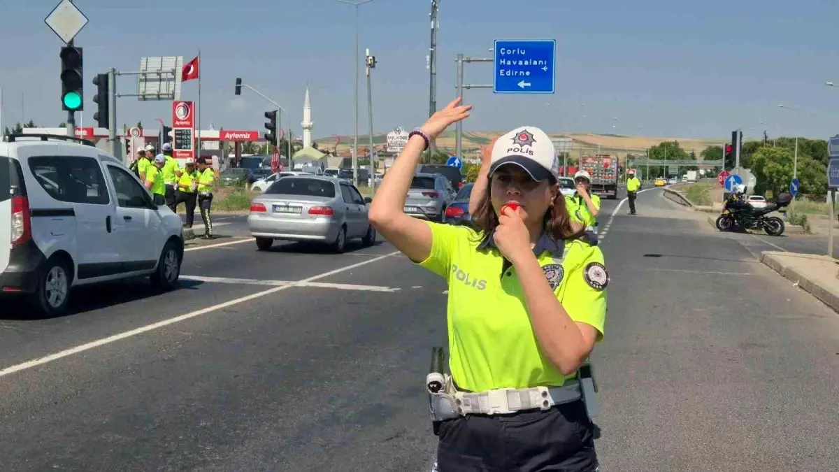 Kurban Bayramı'nda Tekirdağ-İstanbul Yolunda Güvenlik Önlemleri