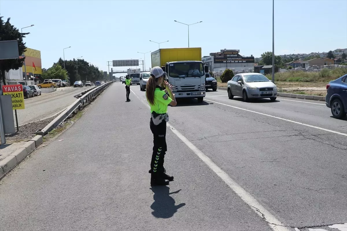 Tekirdağ'da Bayram Trafik Denetimleri Artırıldı