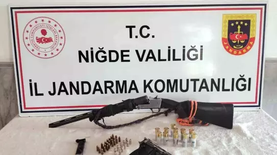 Niğde'de Ruhsatsız Silah Operasyonu