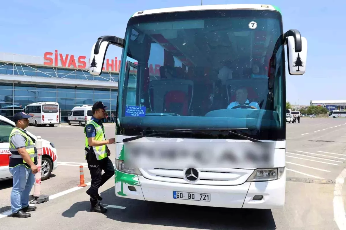 Sivas'ta Kurban Bayramı İçin Emniyet Kemeri Denetimleri Başladı