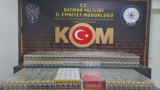 Batman'da 4.600 Paket Kaçak Sigara Ele Geçirildi