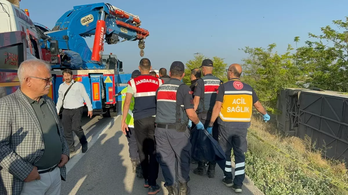 Konya'da Otobüs Kazası: 1 Ölü, 36 Yaralı