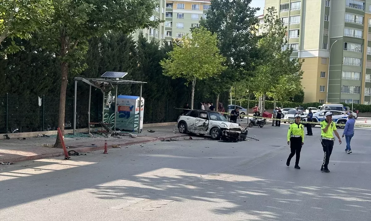 Konya'da Motokurye Kazada Hayatını Kaybetti