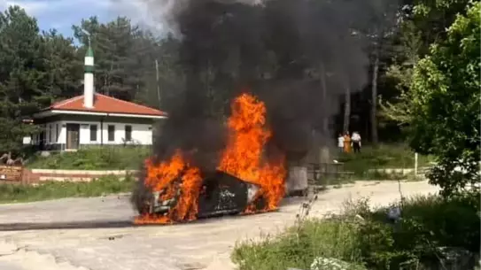 Eskişehir'de Yangın Anı Kamerada
