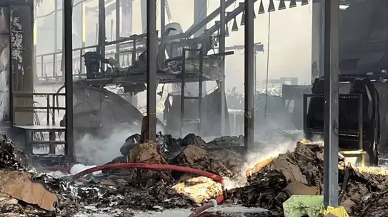 Başiskele'de Tesis Yangını Kontrol Altına Alındı