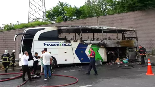Ordu'dan İstanbul'a Giden Otobüs Yangın Çıkardı