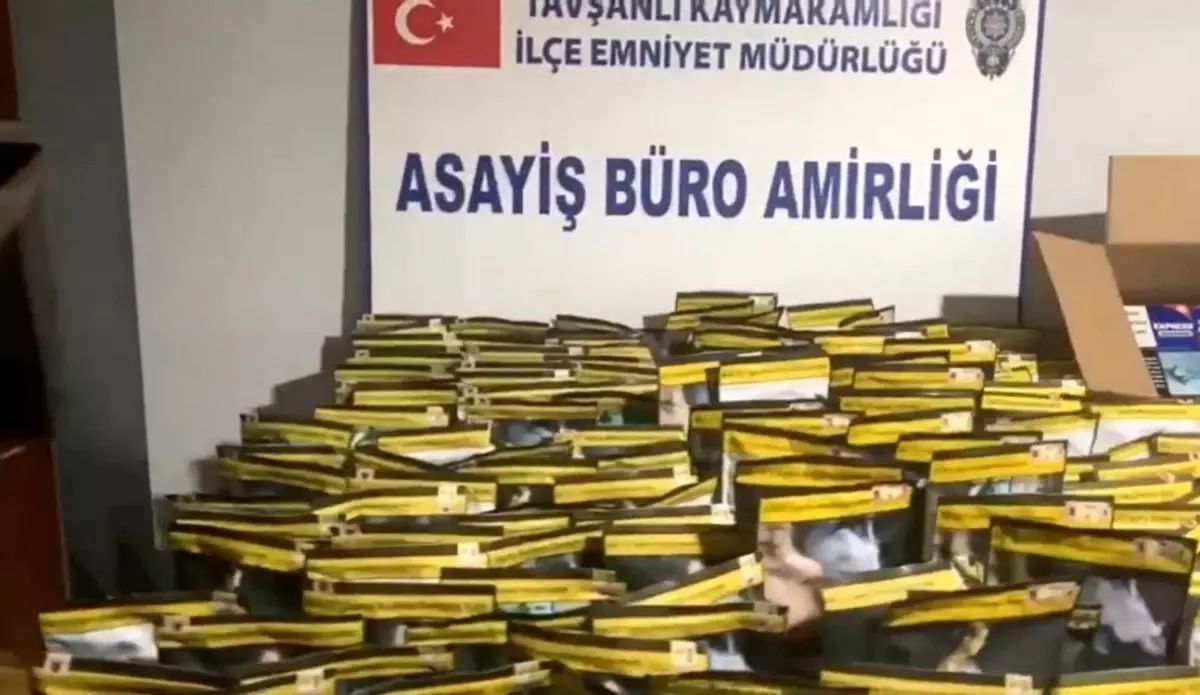 Kütahya'da Kaçak Tütün Operasyonu