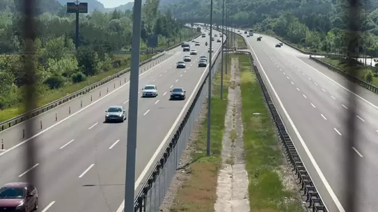 Bolu Geçişinde Trafik Rahat