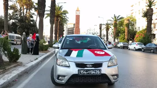 Tunus'tan Gazze'ye Direniş Konvoyu Yola Çıktı