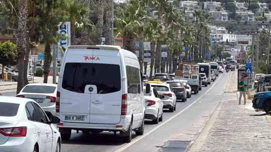Bodrum'da Bayram Dönüş Yoğunluğu